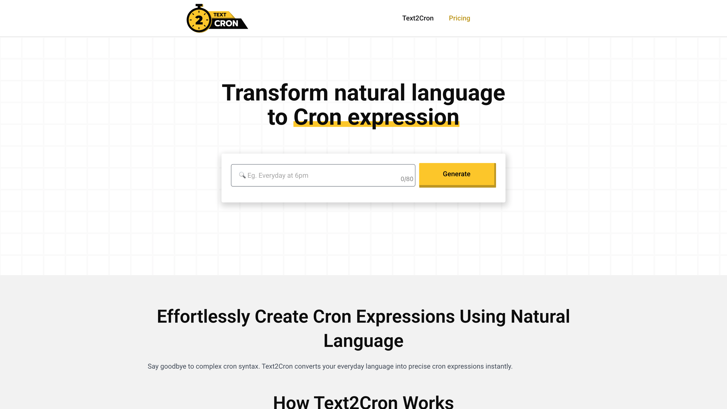 Text2Cron