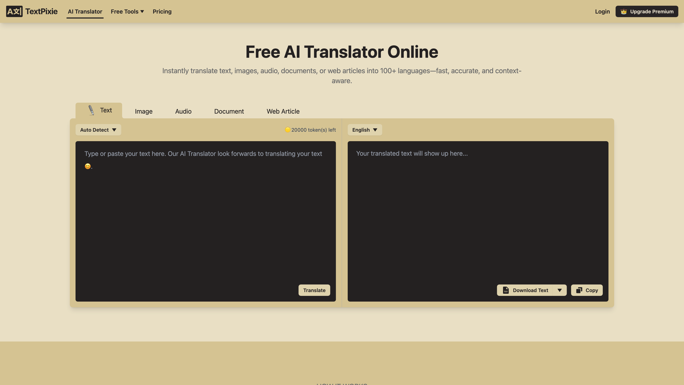 TextPixie AI Translator