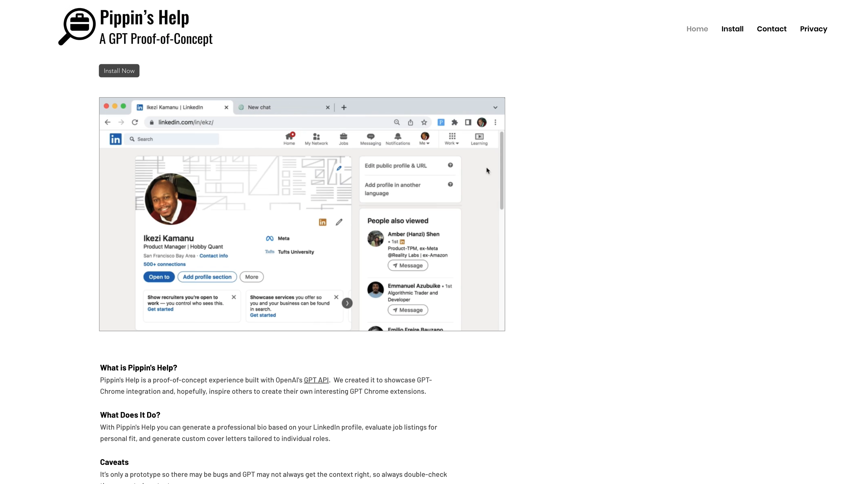 The Pippin Chrome Extension