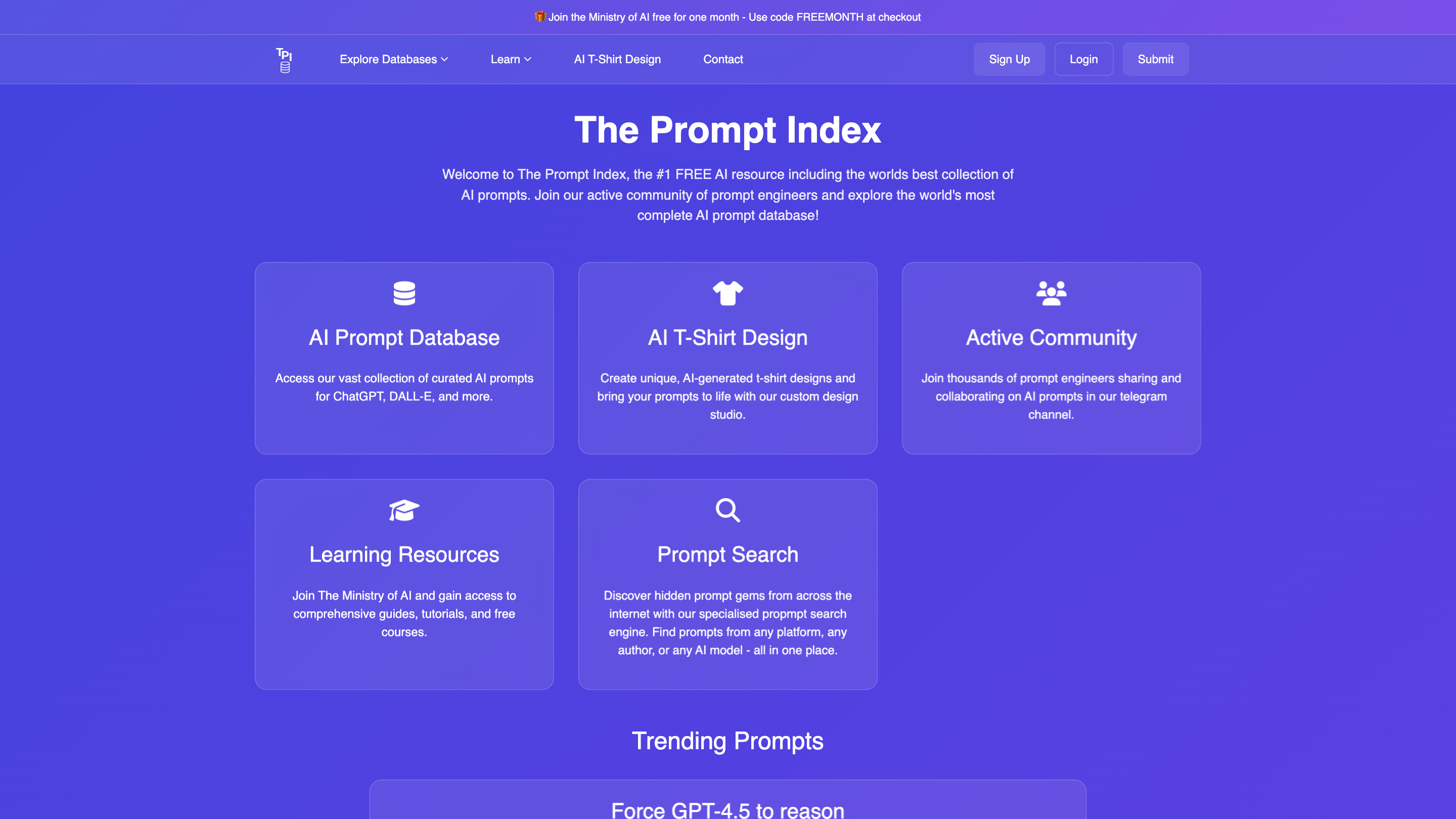 The Prompt Index