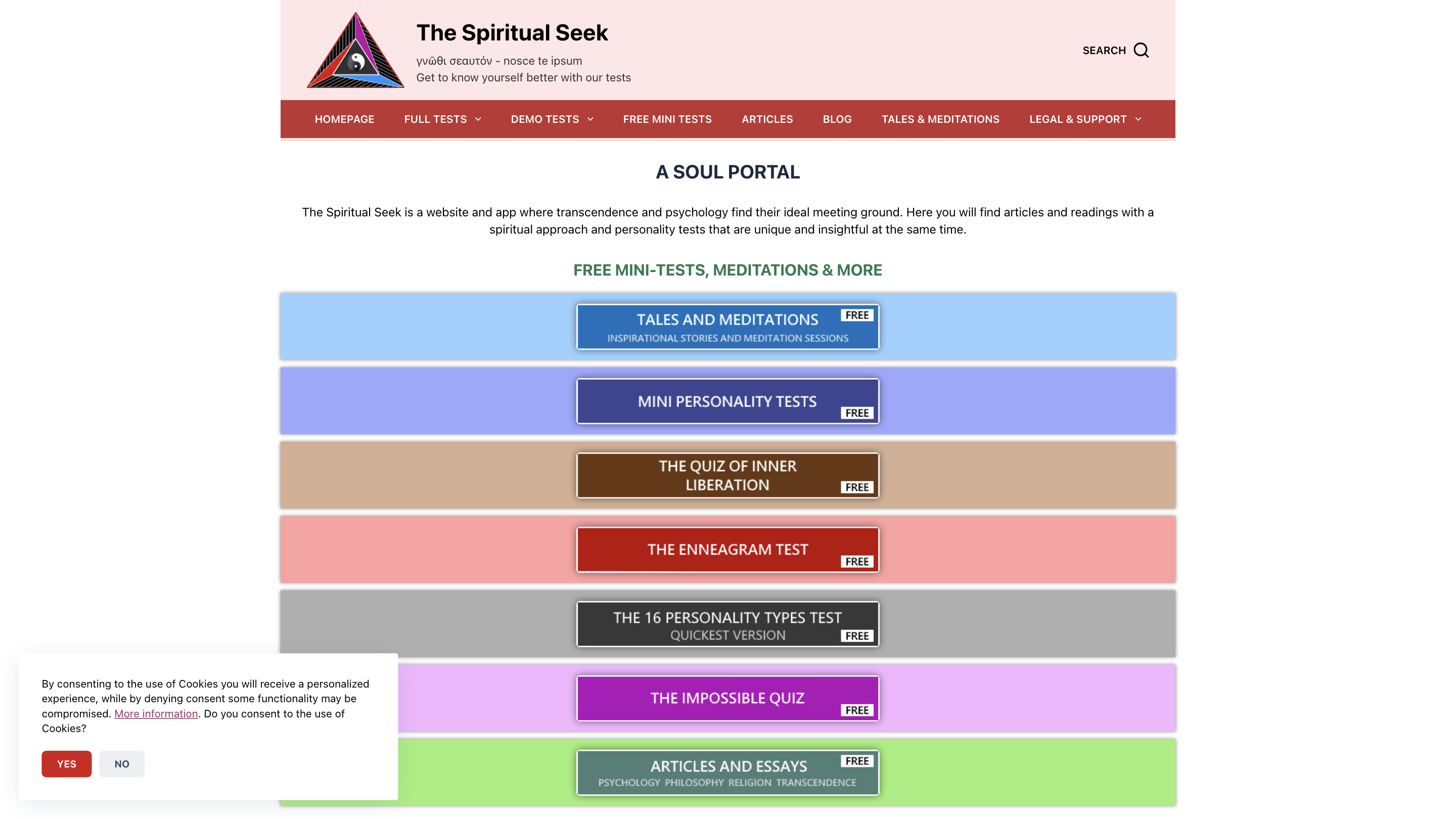 The Spiritual Seek