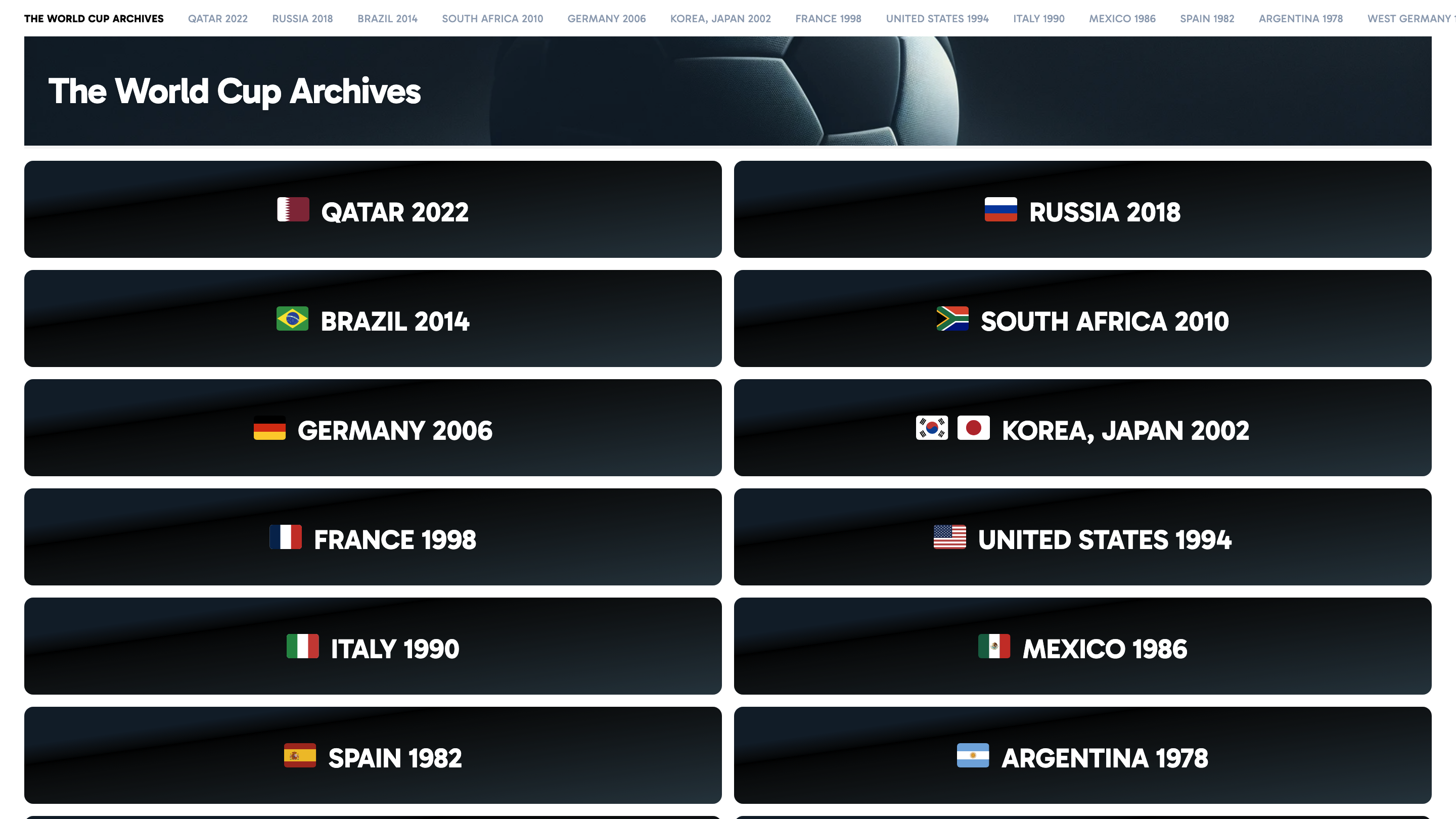 The World Cup Archives