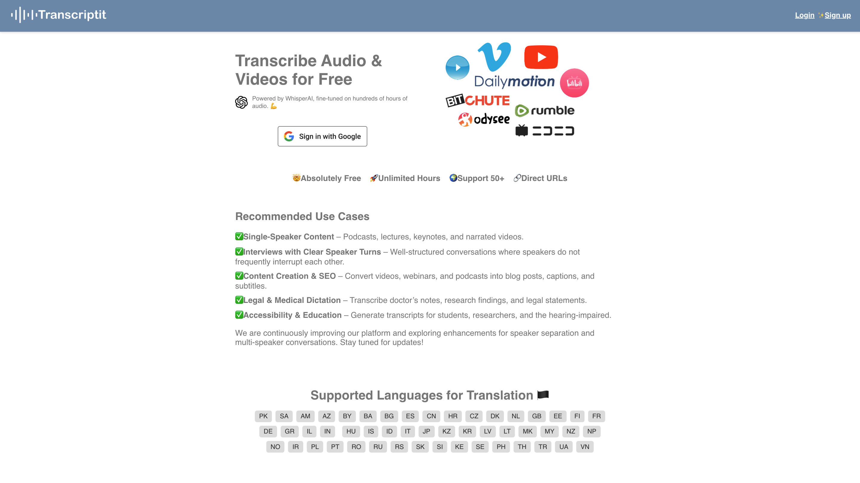 Transcribe Audio & Video for Free | AI-Powered Transcription
