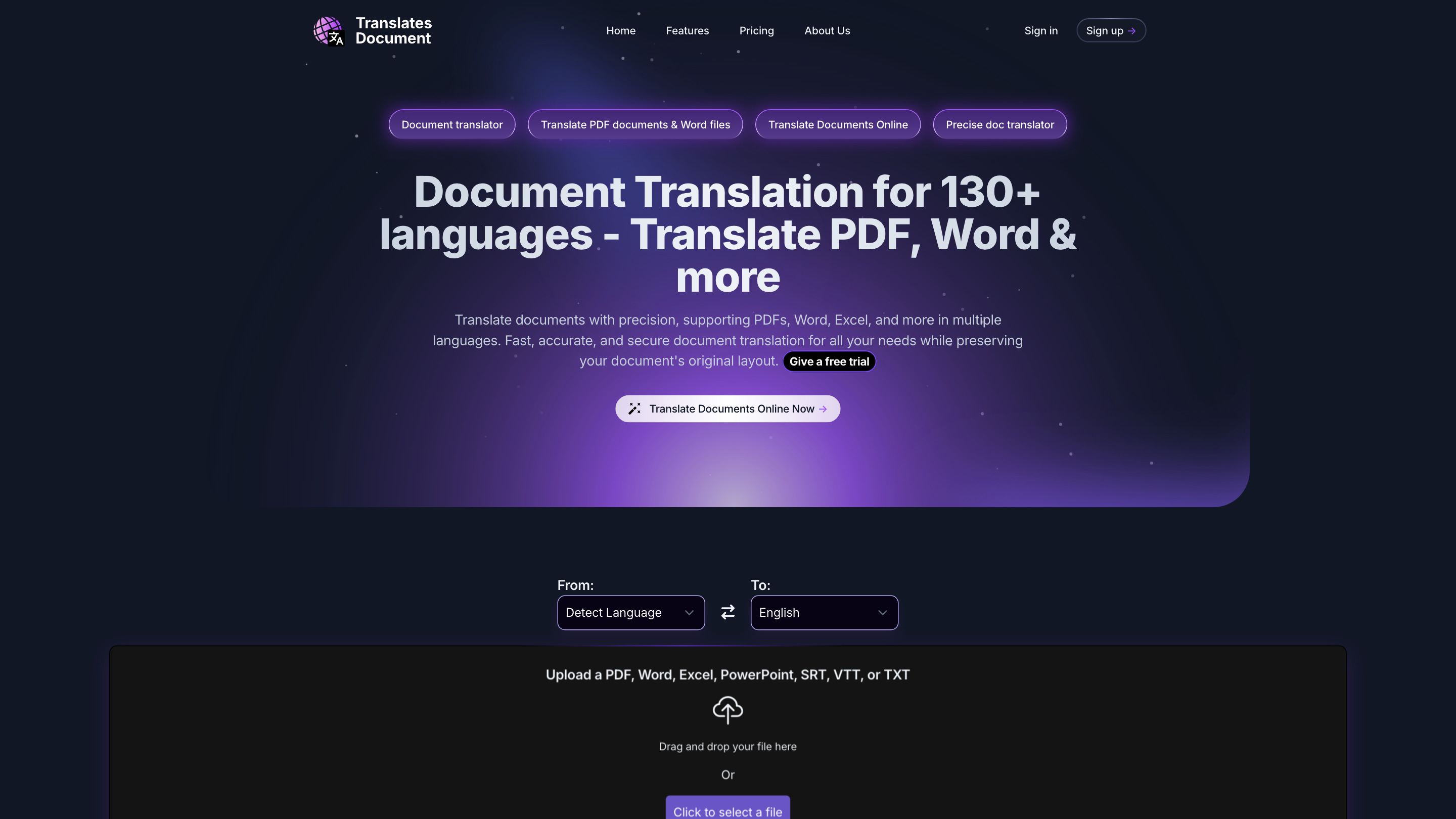 TranslatesDocument