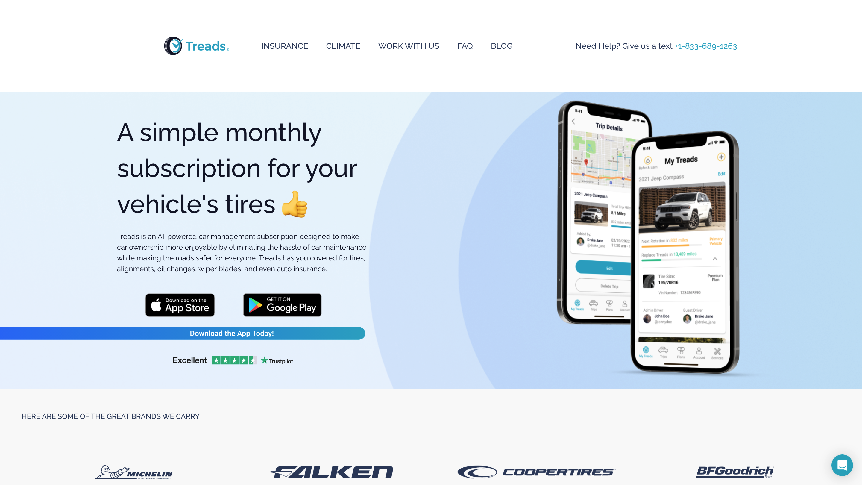 Treads Tire Subscription