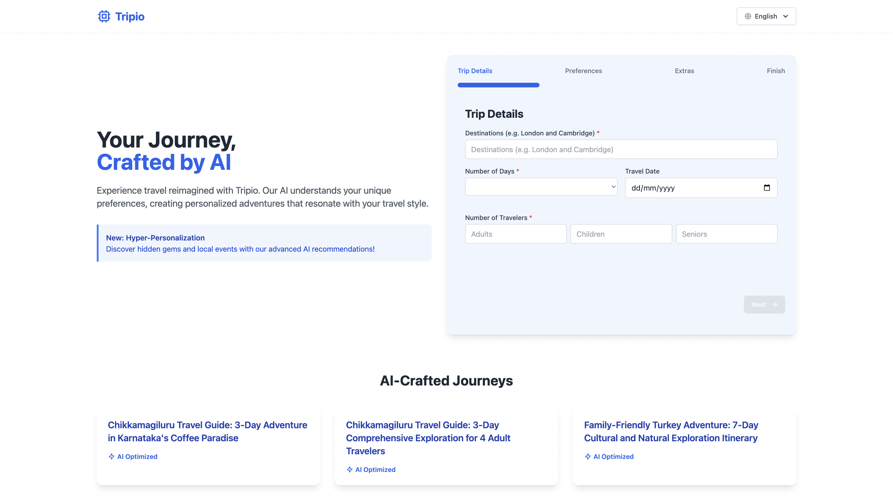 Tripio - AI Travel Planner