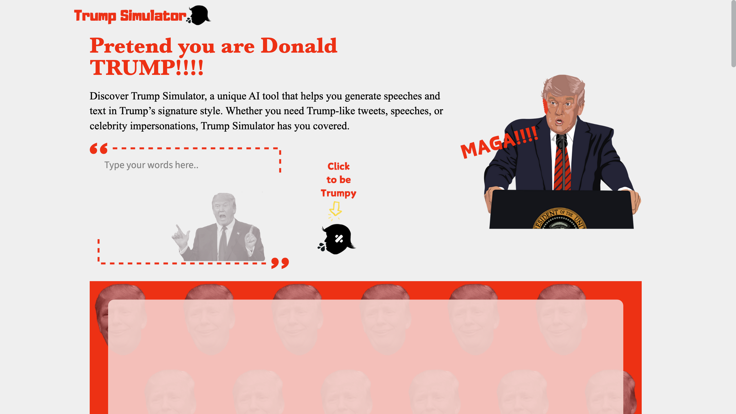 Trump Simulator