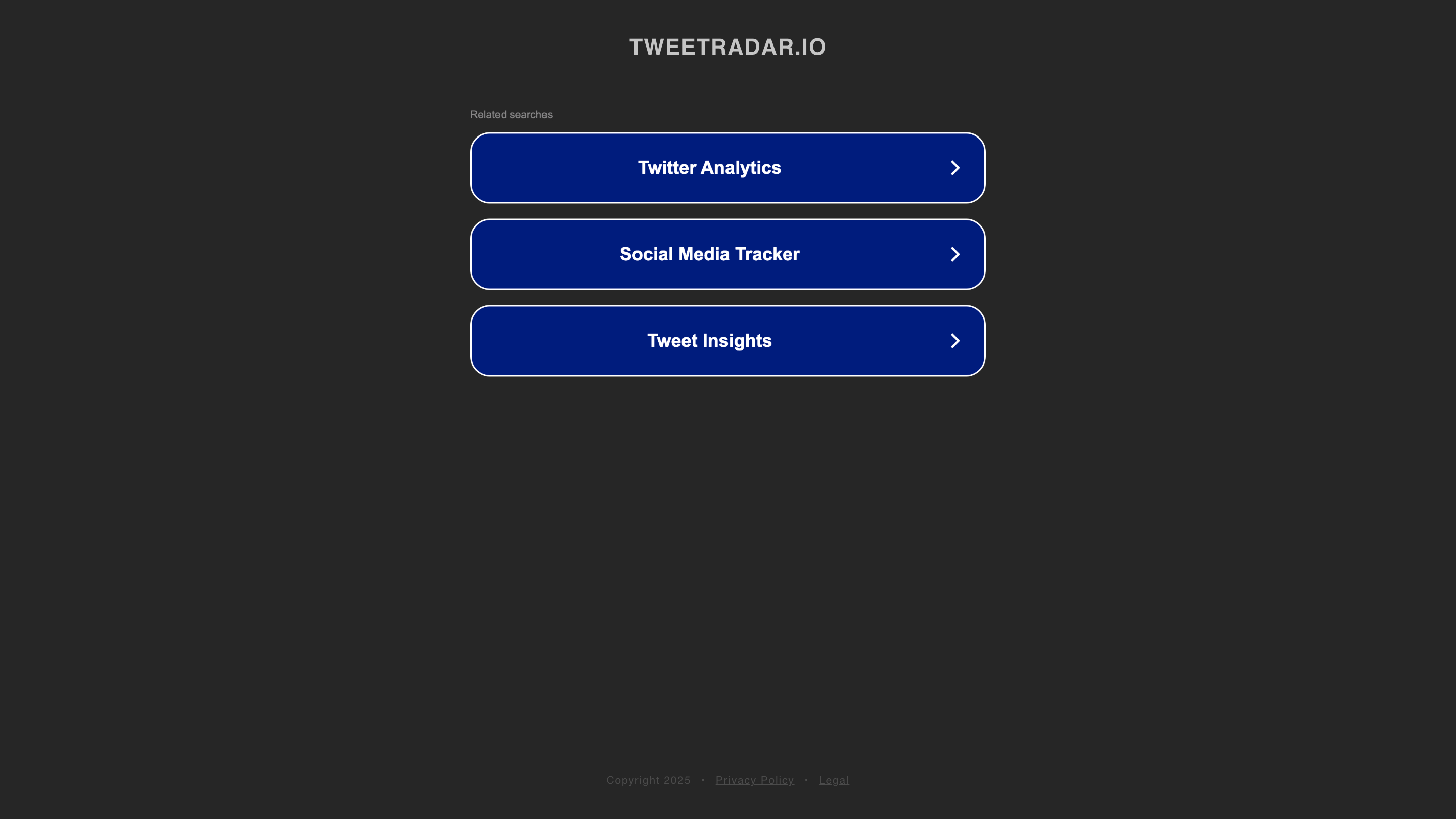 TweetRadar