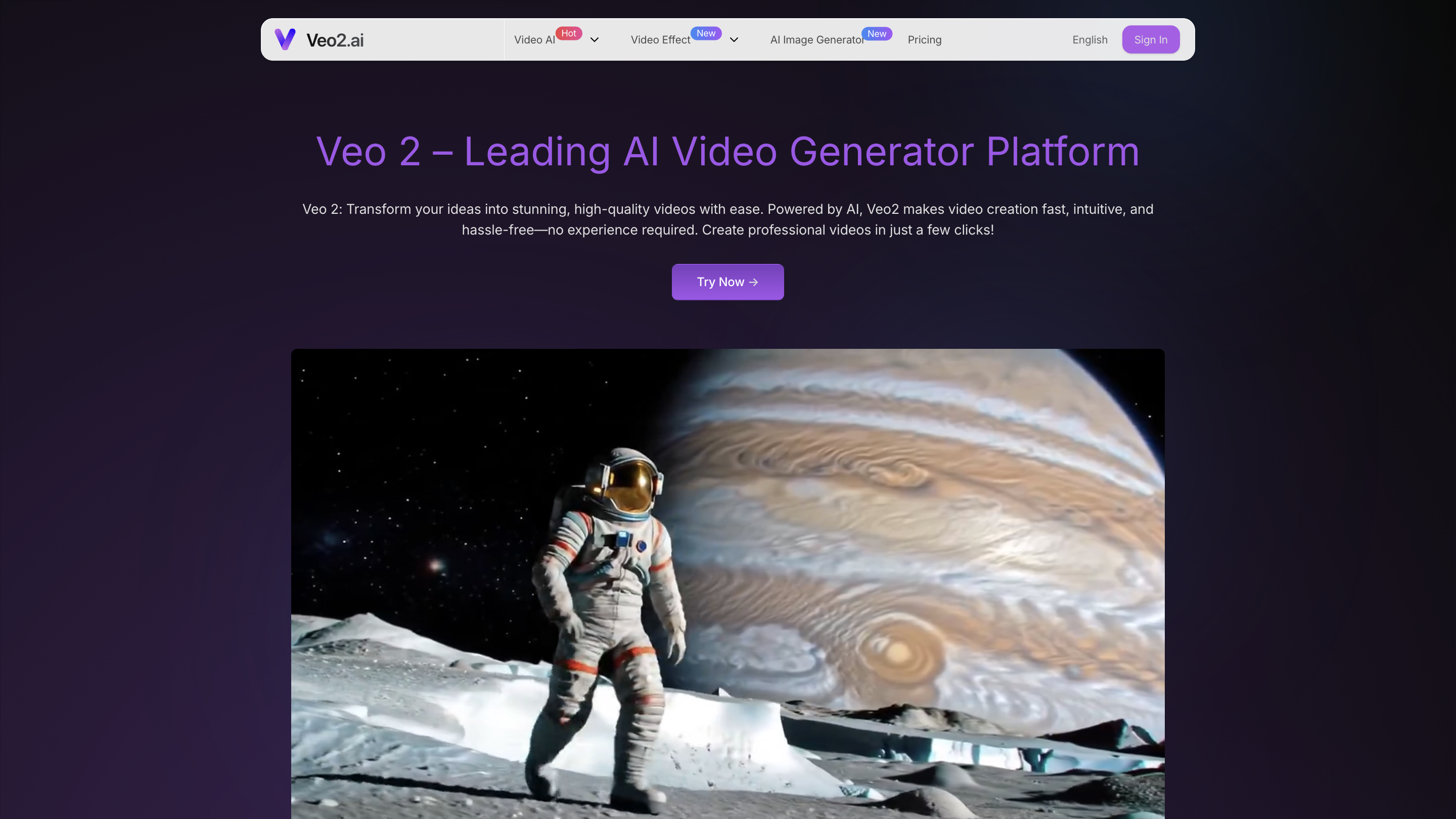 Veo 2 AI Video Generator PlayGround