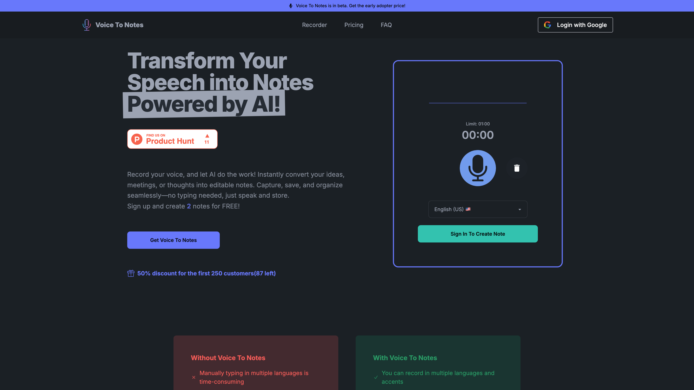 Voice To Notes