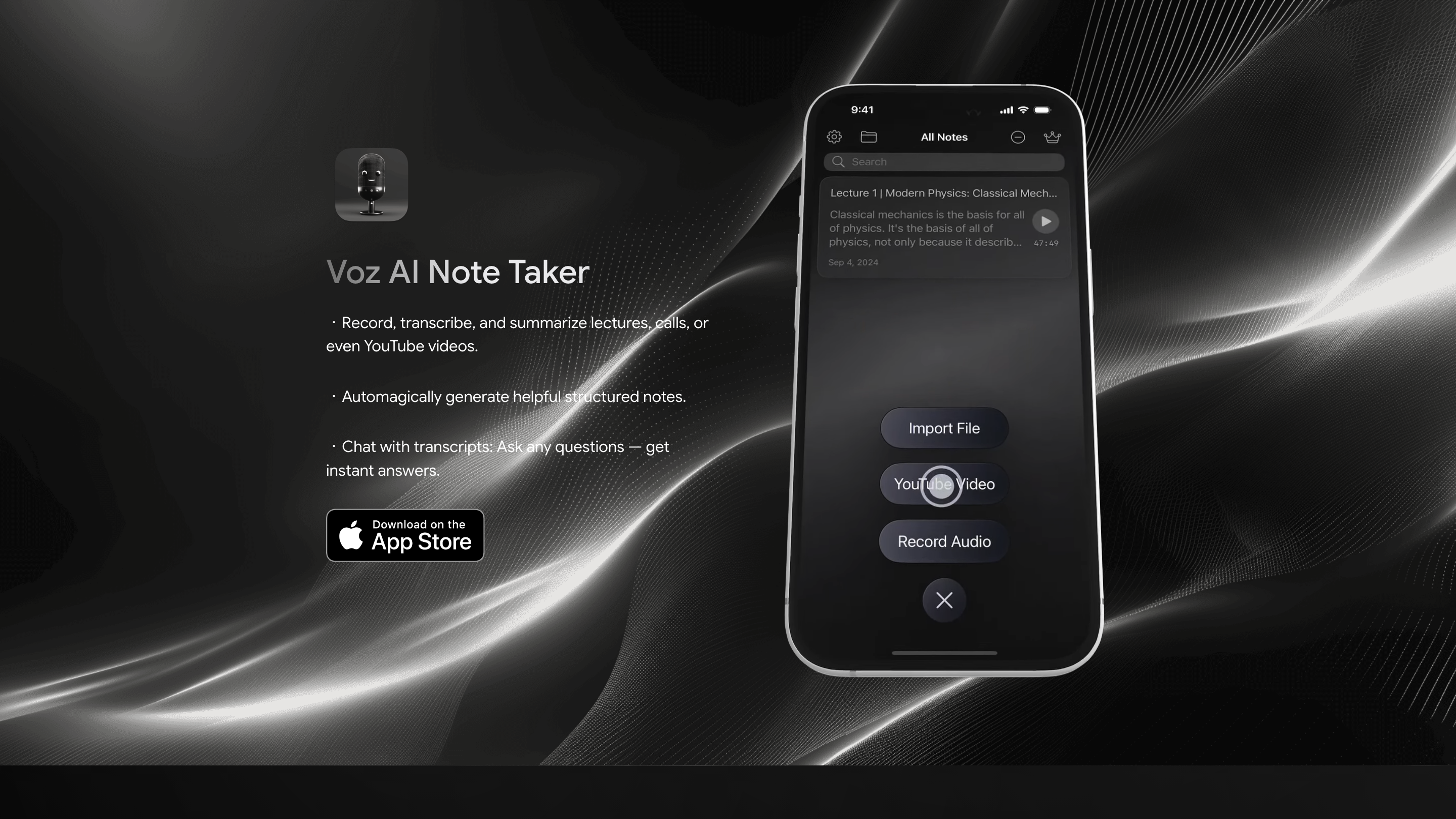 Voz AI Note Taker