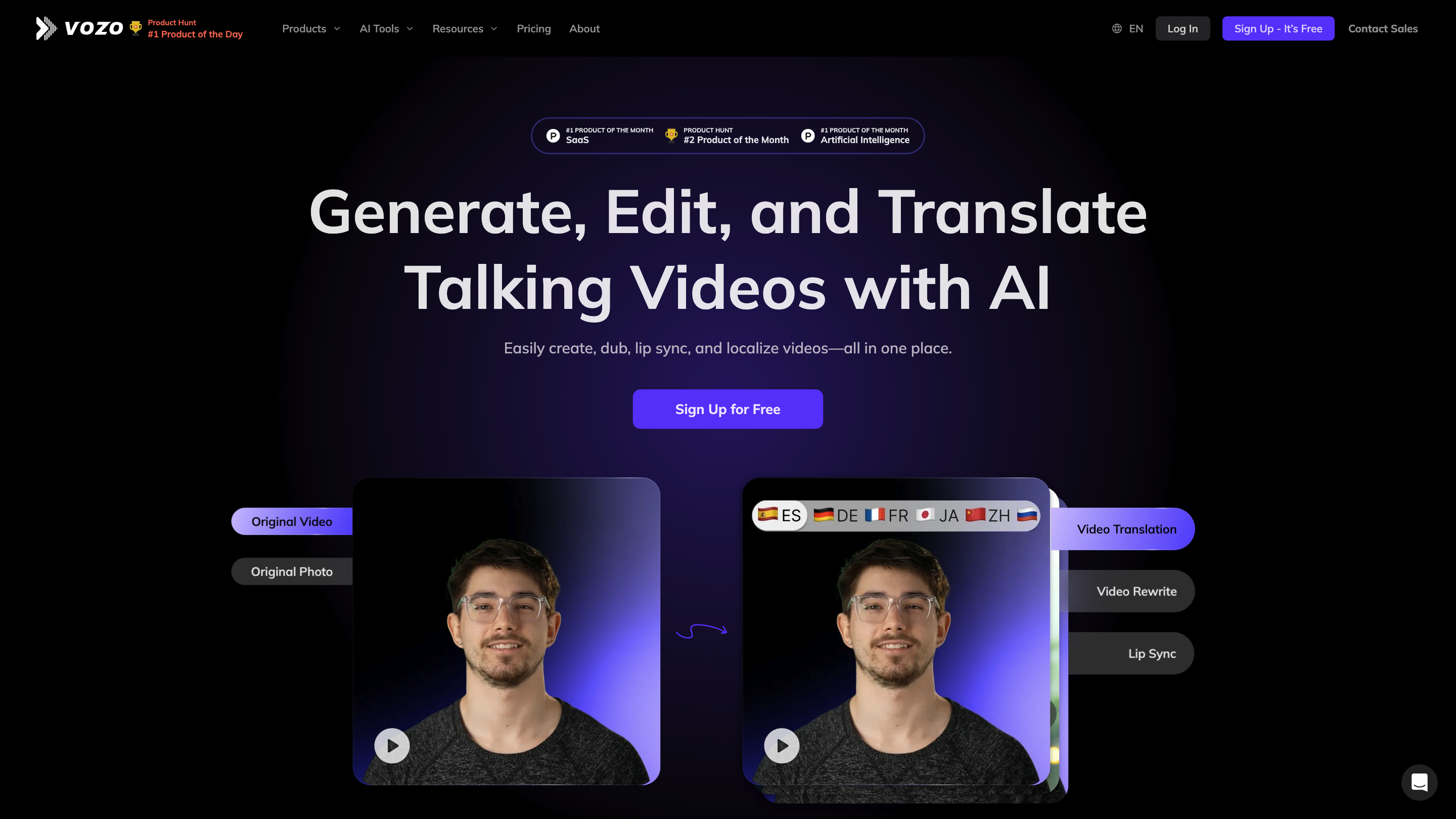Vozo - AI Video Generator