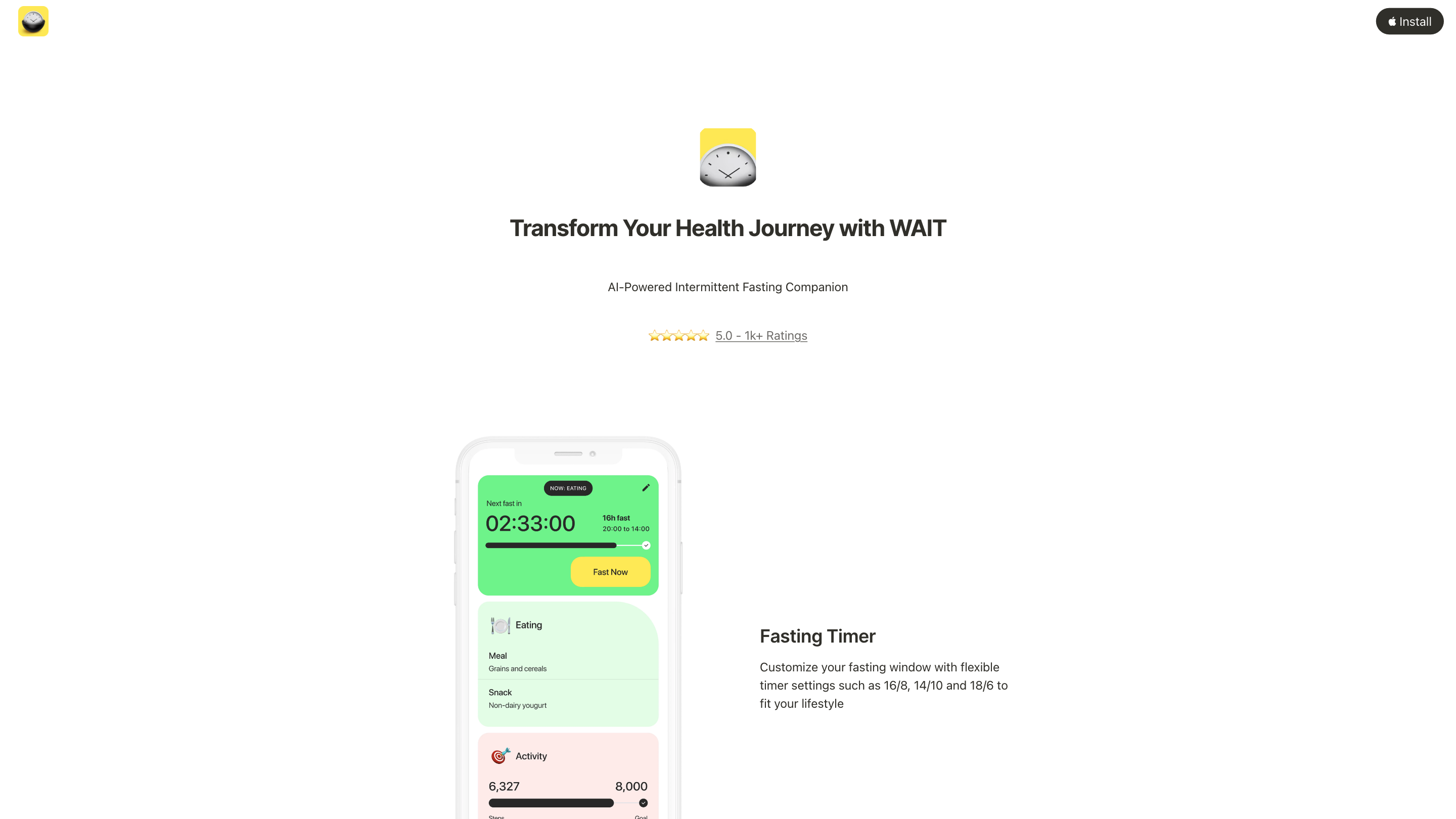 WAIT - AI Weight Loss Fasting