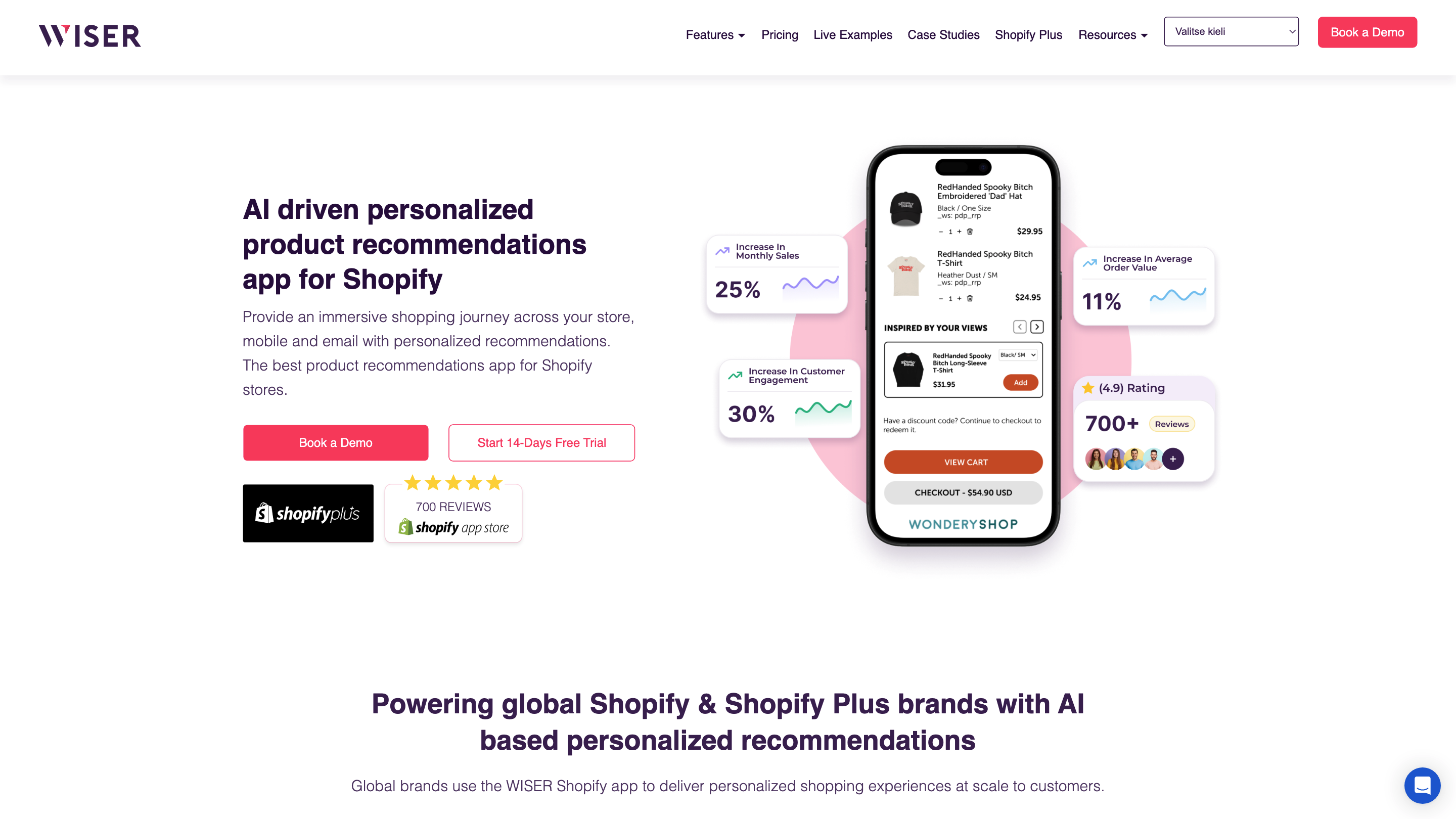 Wiser Shopify App