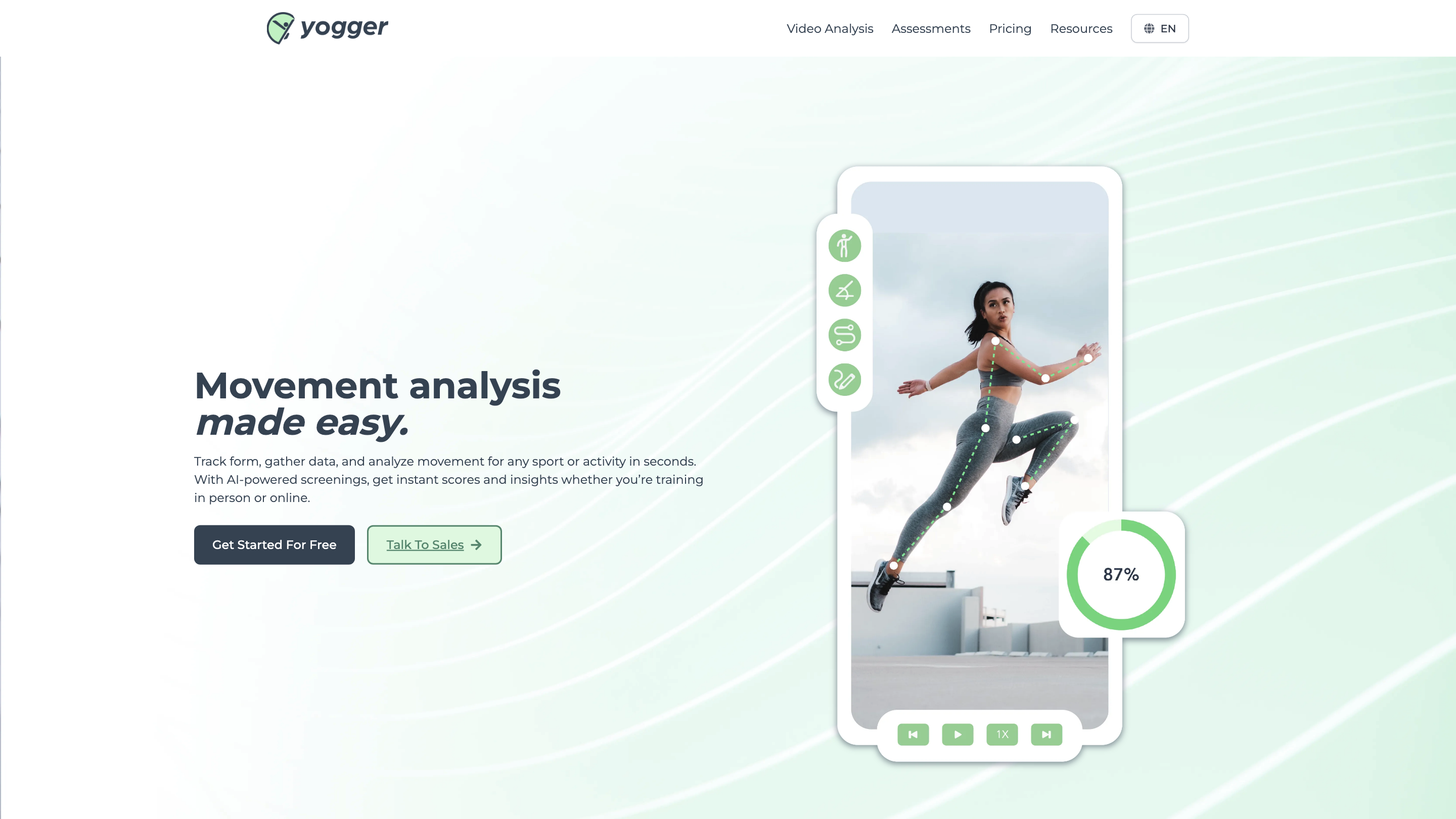 Yogger | Video Analysis App & AI Movement Screenings