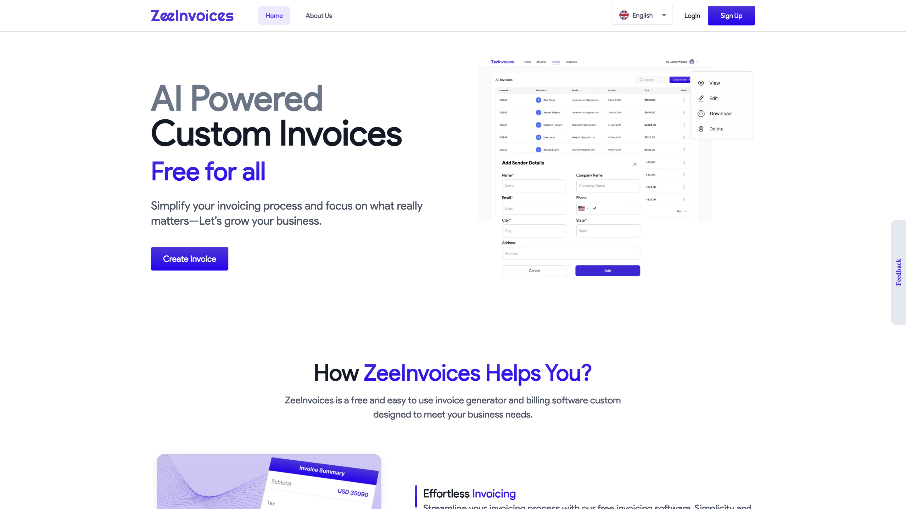 ZeeInvoices